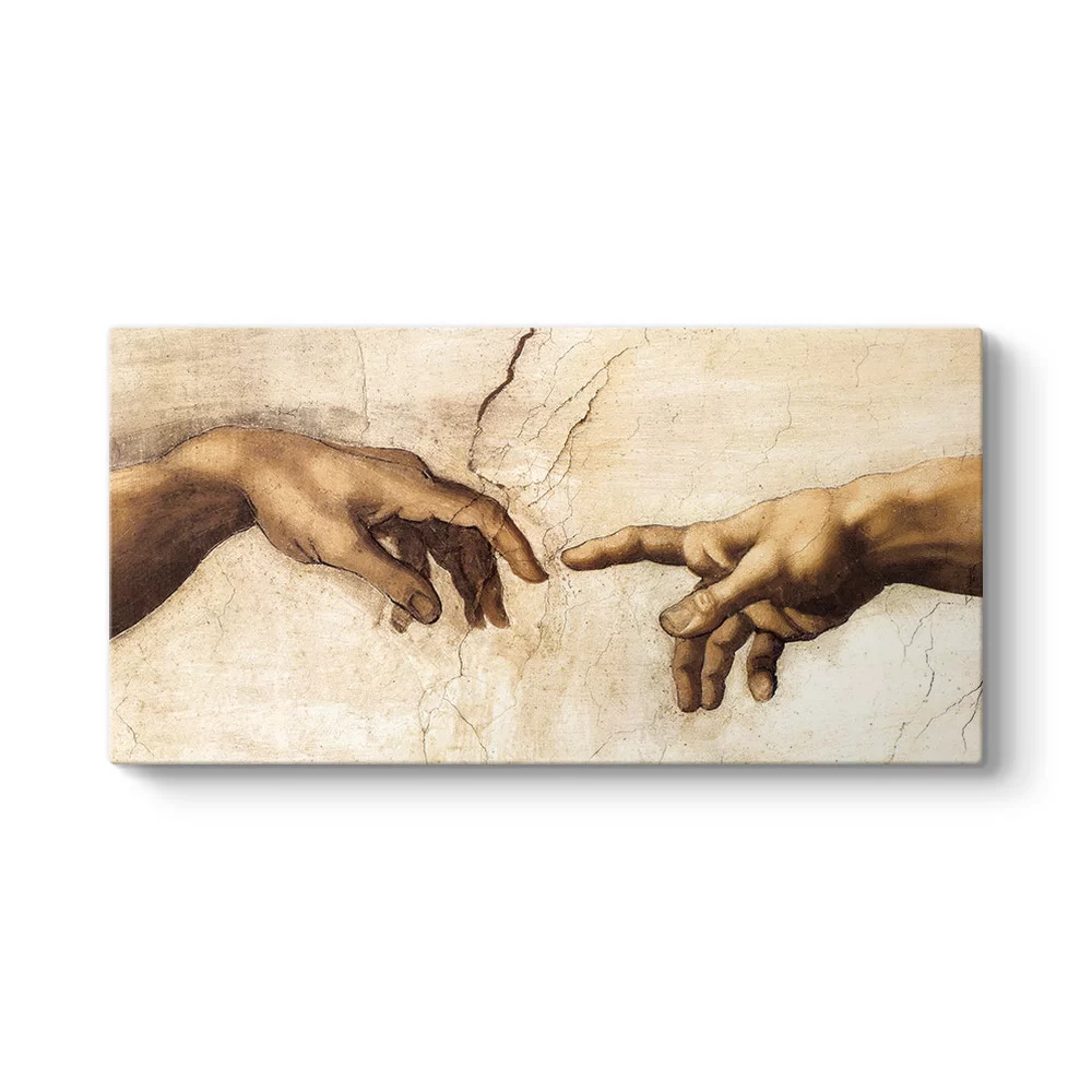 Michelangelo - Adem'in Yaratılışı Tablosu - Model 5
